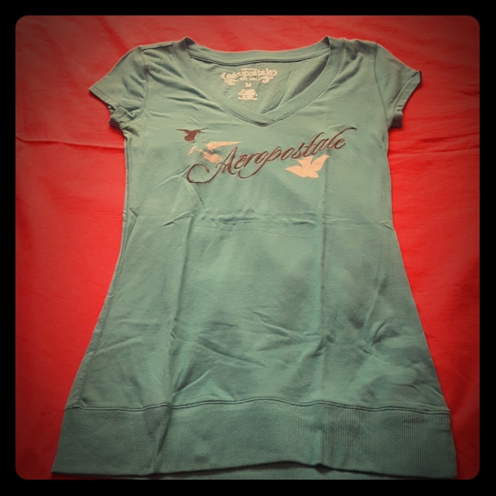 Aeropostale Light Blue Top