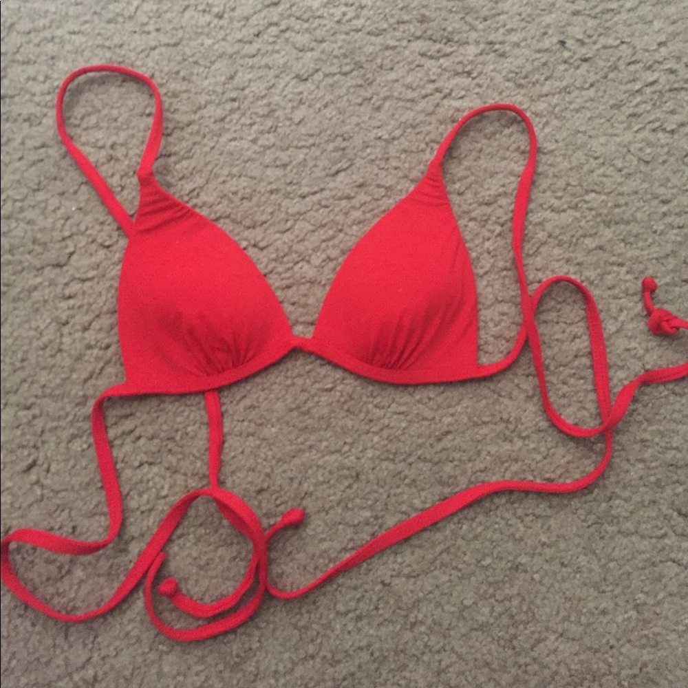 Red Bathing Suit Top (Frankie's Bikinis)