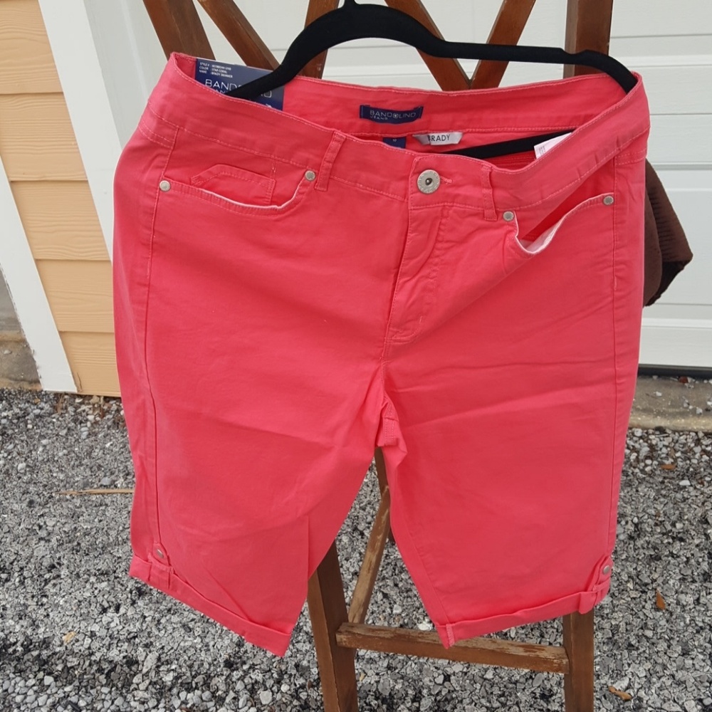 Coral Bermuda Shorts