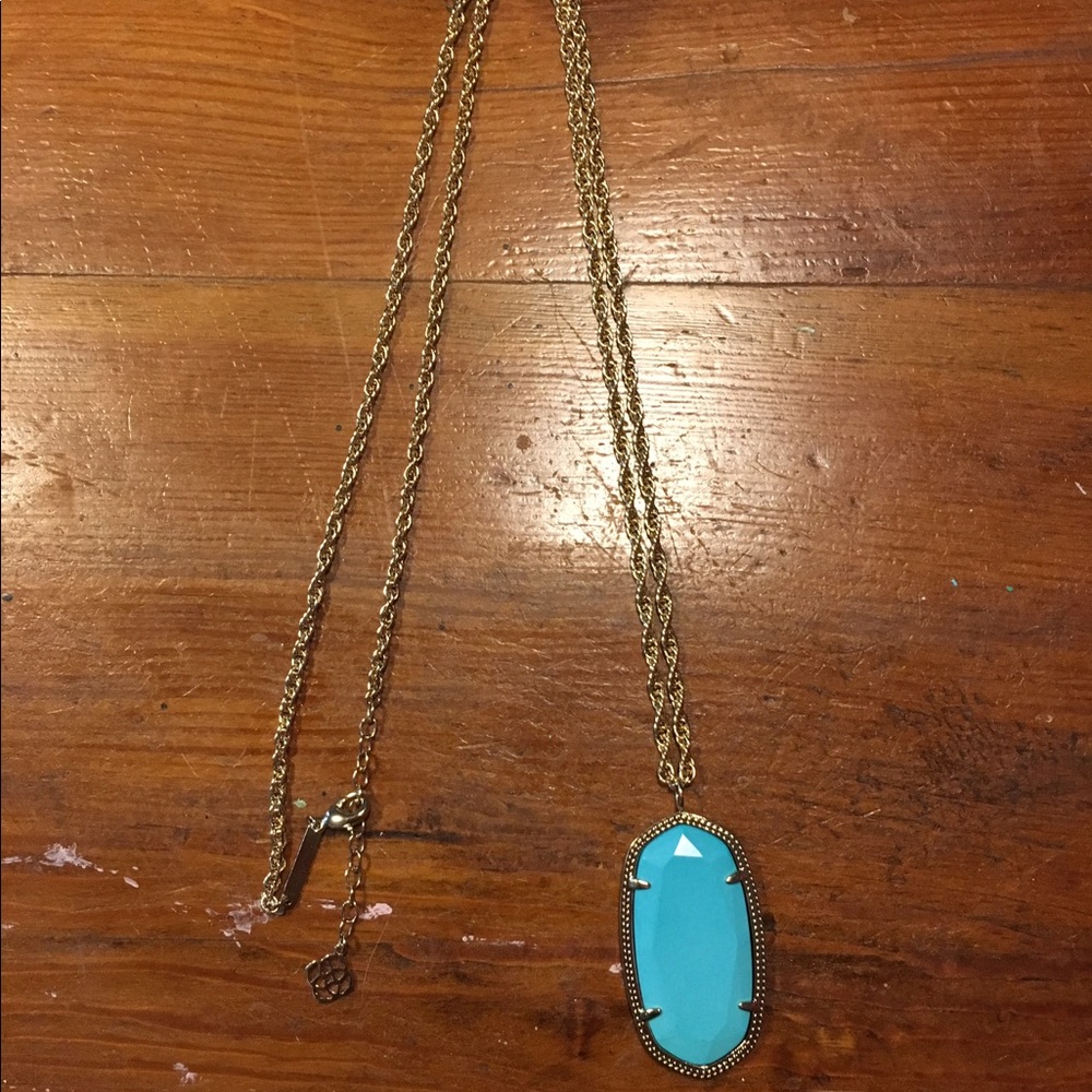 Kendra Scott Rae Necklace in Turquoise