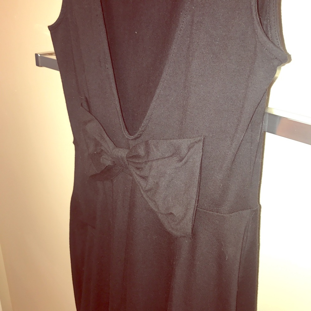 Little Black Dress with Bow Detail