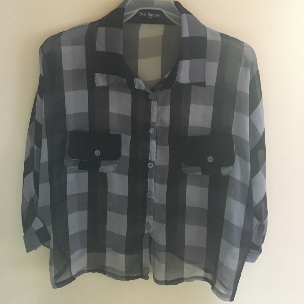 Sheer women's blouse Ssz worn a couple times