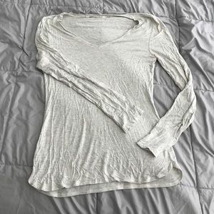 Max studio heather grey shirt