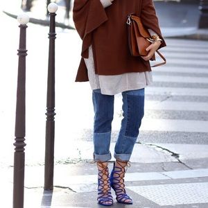 ASOS Slim Boyfriend Jeans with Knee Patches