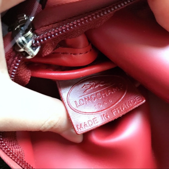 Longchamp planetes neo red crossbody - Picture 3 of 4
