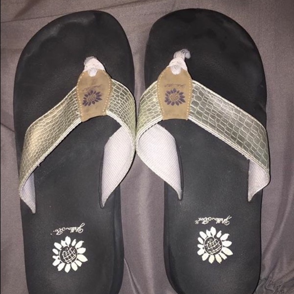 Yellow Box Flip Flops