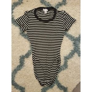 Striped bodysuit