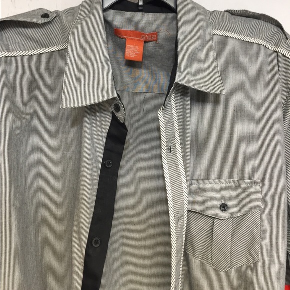 ( B'52 ) Men's Button Down Shirt - Picture 3 of 8