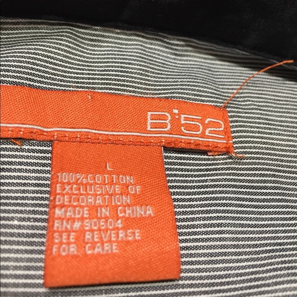 ( B'52 ) Men's Button Down Shirt - Picture 8 of 8