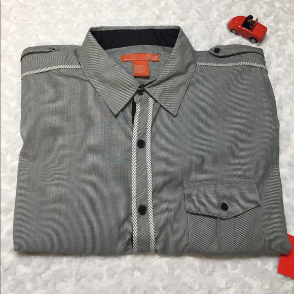 ( B'52 ) Men's Button Down Shirt - Picture 2 of 8