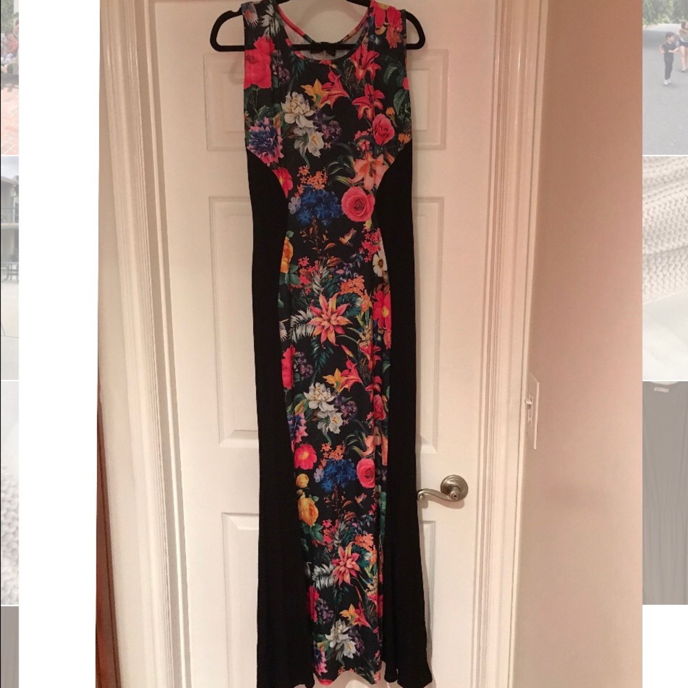 Long Floral Maxi Dress