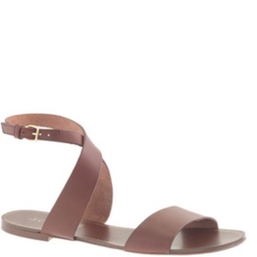 J. Crew Leather Sandals made in Italy