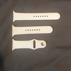 42mm white Apple Watch bands w/optional size