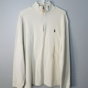RALPH LAUREN ZIP UP SWEATER