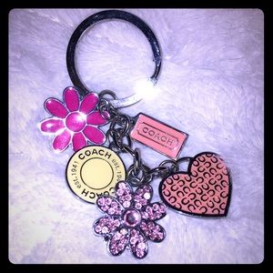Coach Keychain Floral
