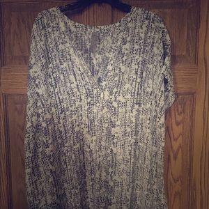 Melissa McCarthy Hi Lo Sleeveless Tunic Top SZ 1X