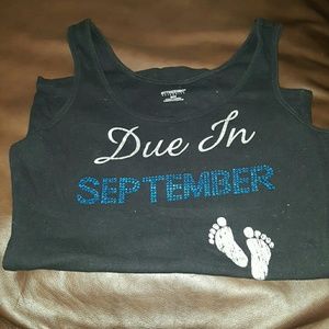 Maternity Black Tank Top