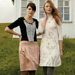 Anthropologie Elevenses Skirt