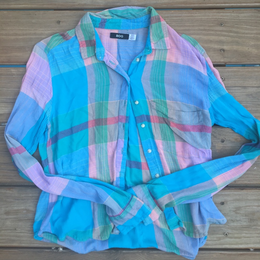 Small BDG Button up long sleeve