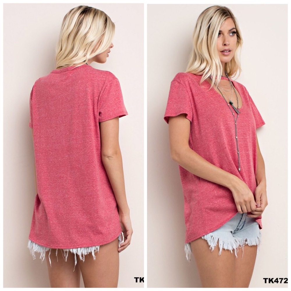 LAST 1💕Premium Fabric blend cut out top - Picture 4 of 4