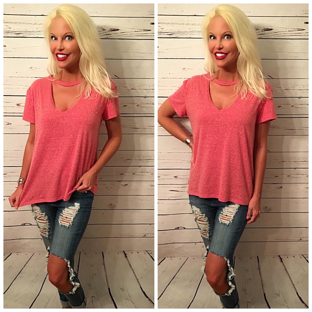 LAST 1💕Premium Fabric blend cut out top - Picture 2 of 4