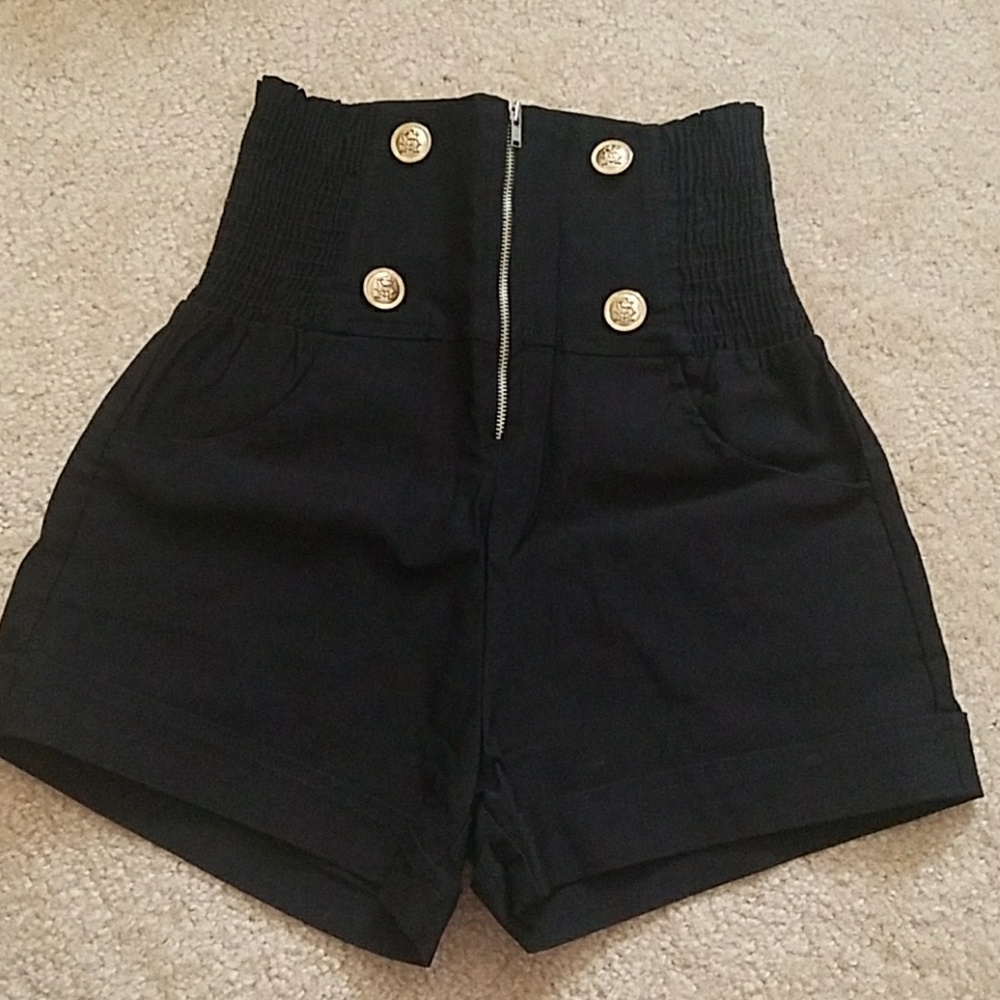 High waisted shorts