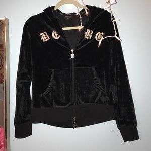 BCBG Velvet Hoodie