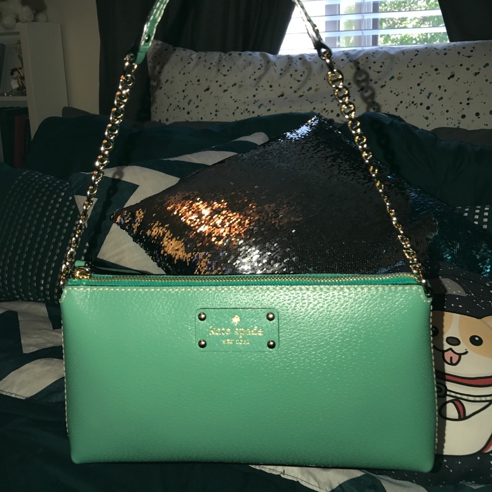 Kate Spade Small Green Shoulder Bag