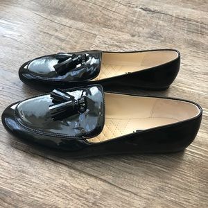 Zara Black Tassel Flats