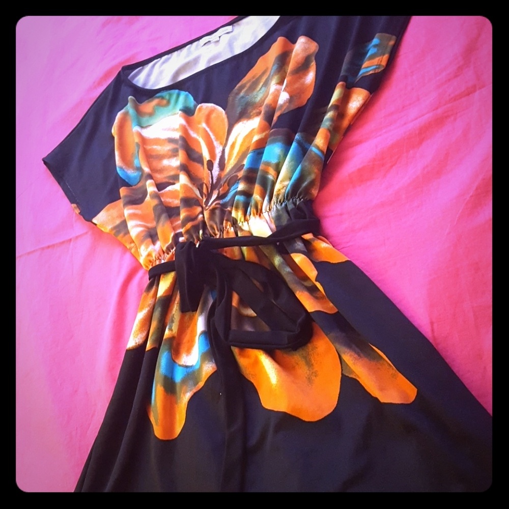 Black Floral Dress