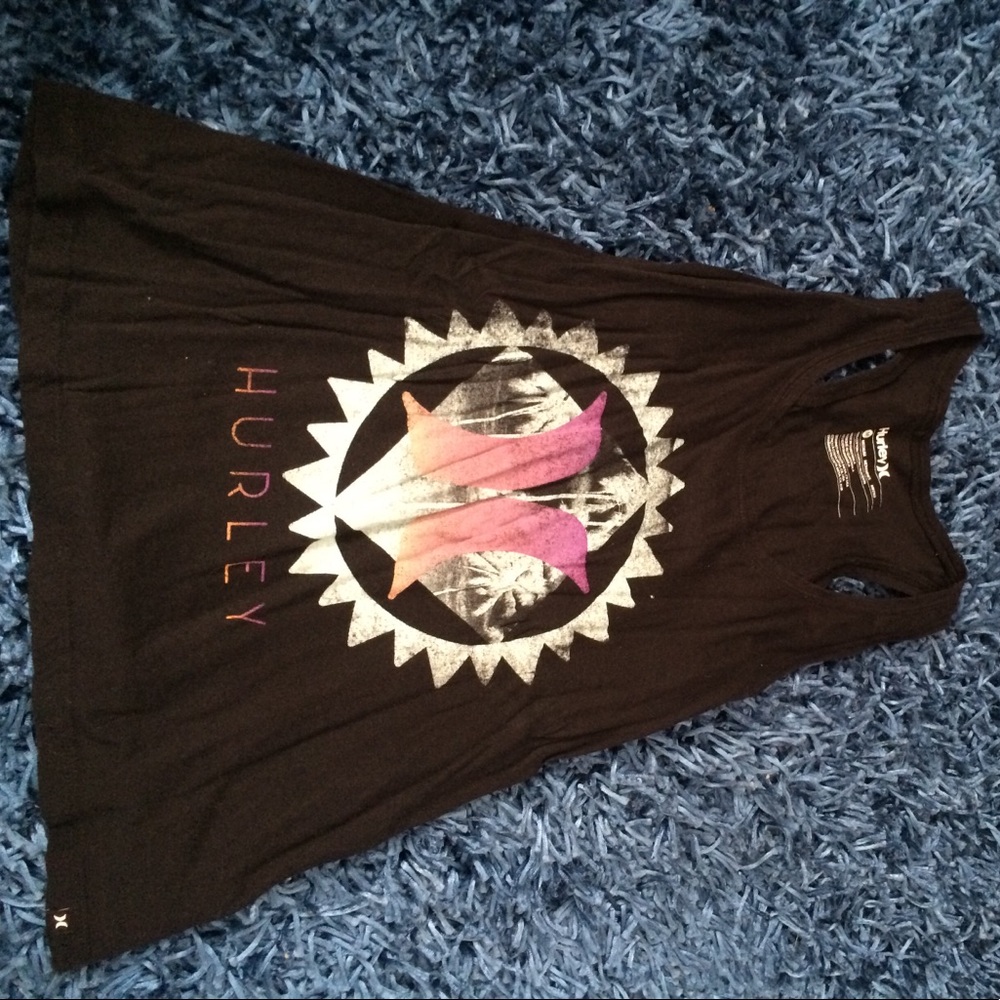 Black Hurley tank top