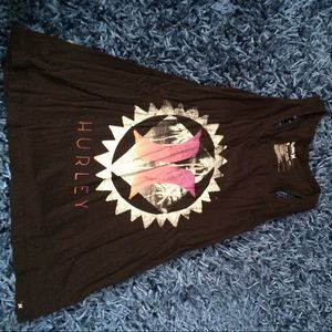 Black Hurley tank top