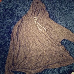 long sleeve shirt with hood