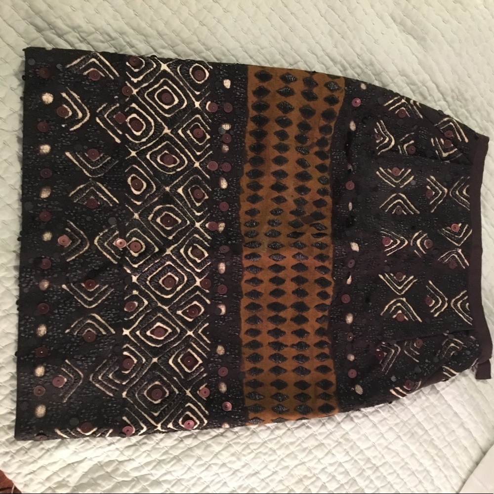 Oscar de la Renta sequined pencil skirt