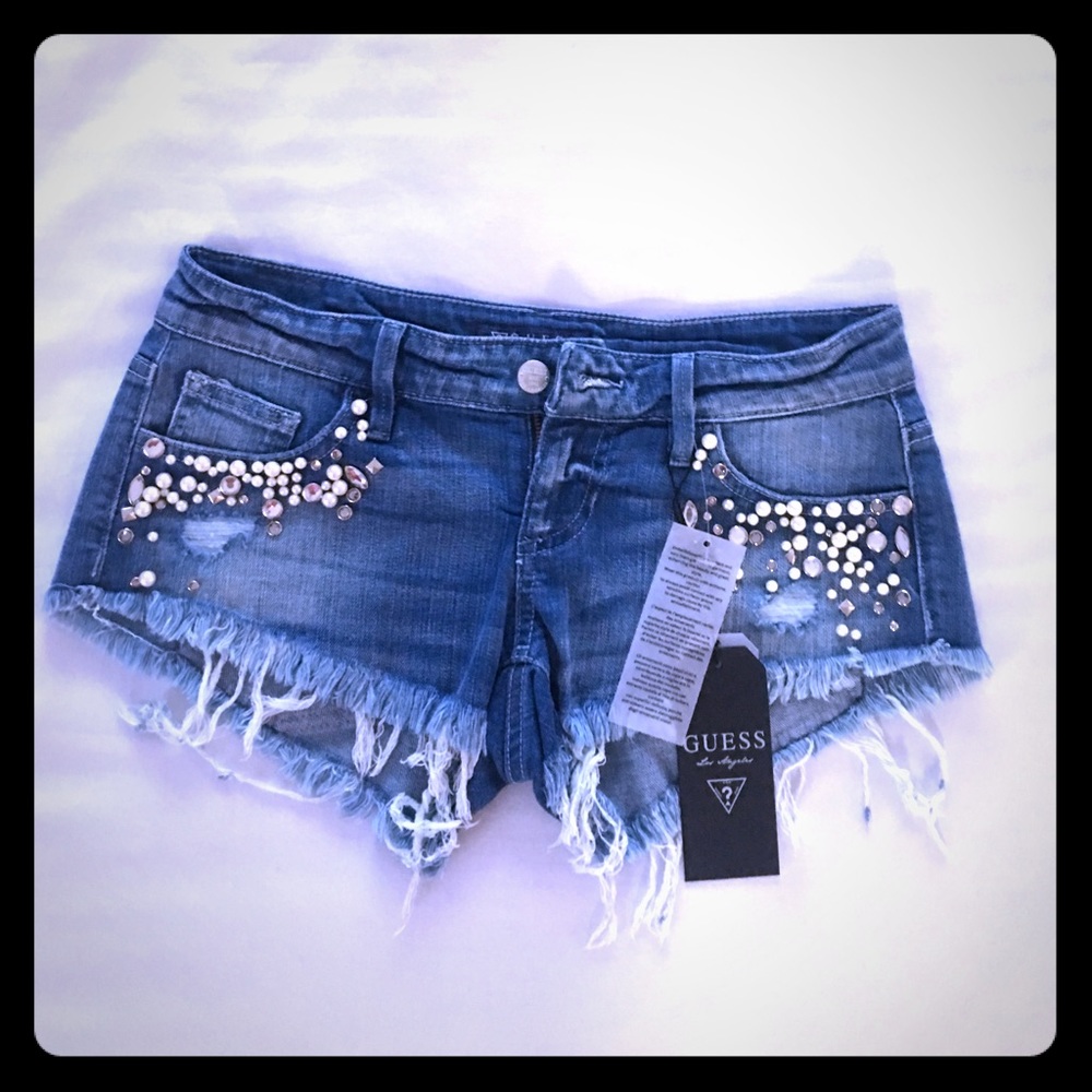 Jeweled GUESS Short Shorts