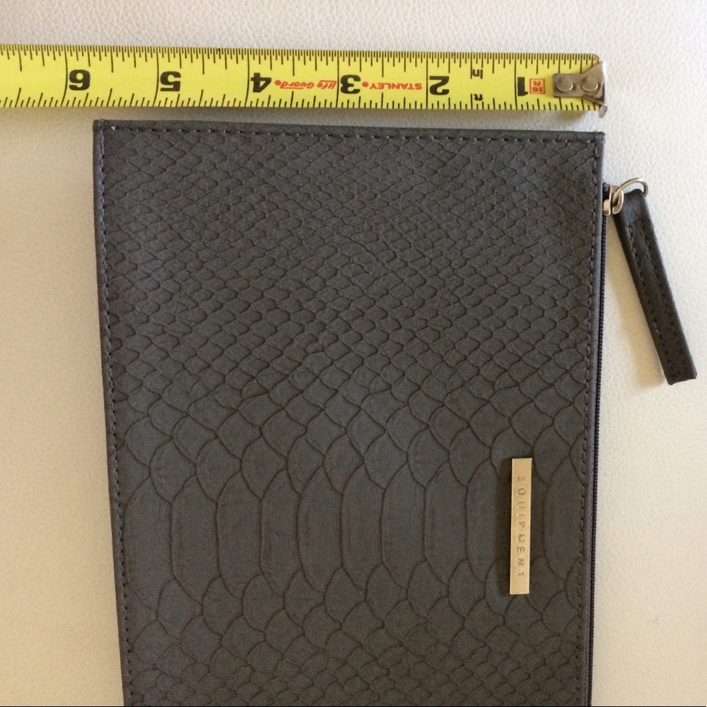 NWOT Equipment snake embossed clutch (2 for $36) - Picture 5 of 6