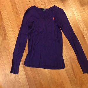 Purple Ralph Lauren Shirt
