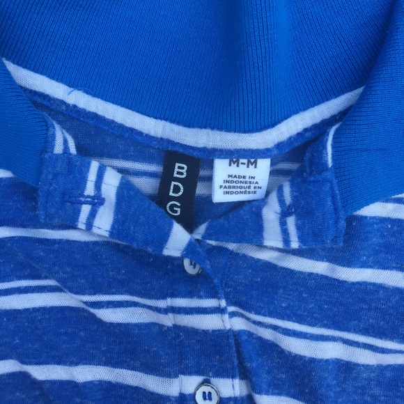 Medium BDG striped crop mid length sleeve t - Picture 3 of 4