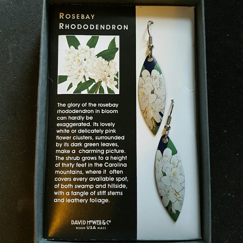 Beautiful hand crafter David Howell Earrings