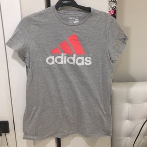 Grey adidas tee