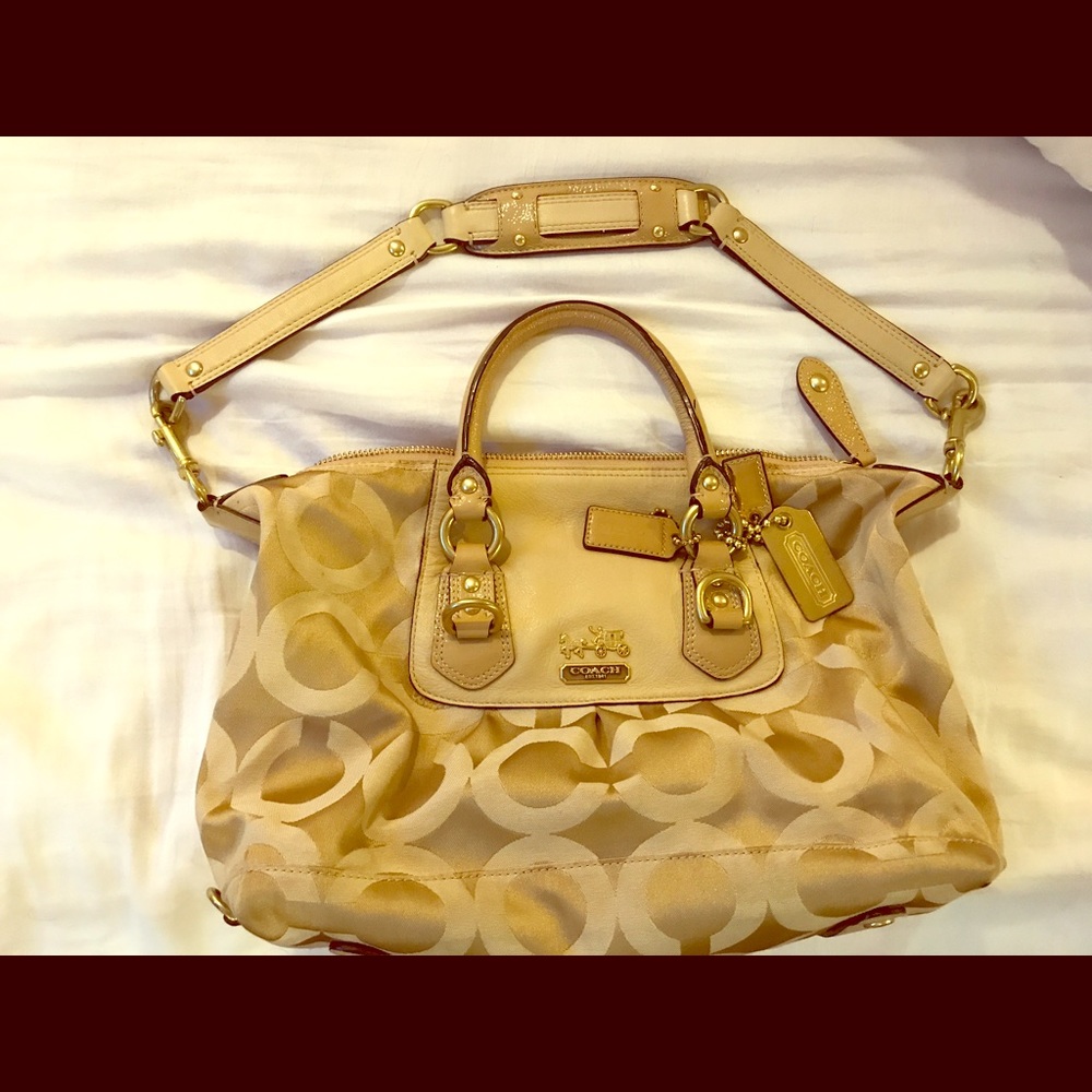 Coach Madison Op ART Signature Sabrina satchel