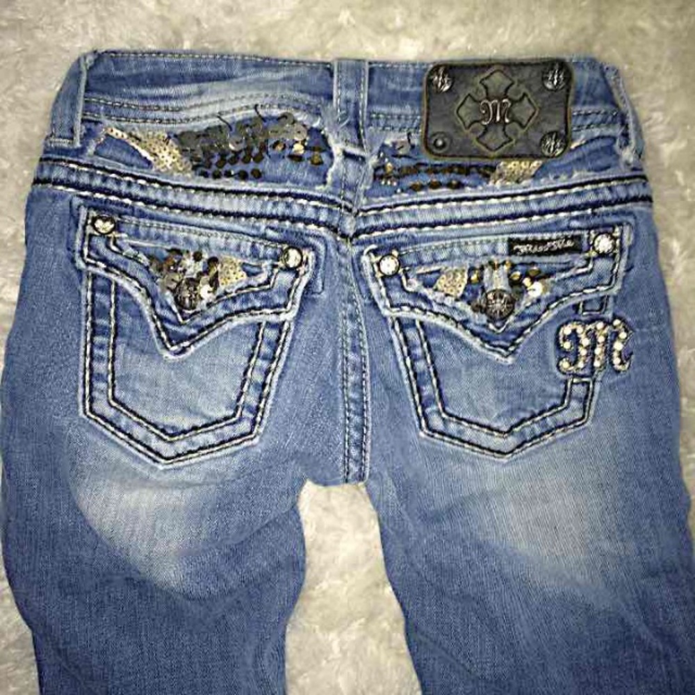 MISS ME bootcut jeans
