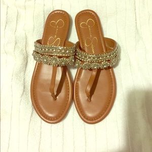 Jessica Simpson thong sandals