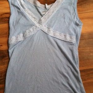 Lacey blue one size top