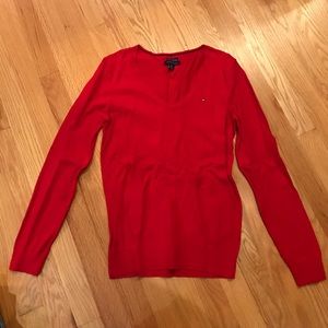 Red Tommy Hilfiger Sweater