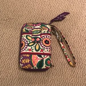 Vera Bradley Wristlet/Phone Case