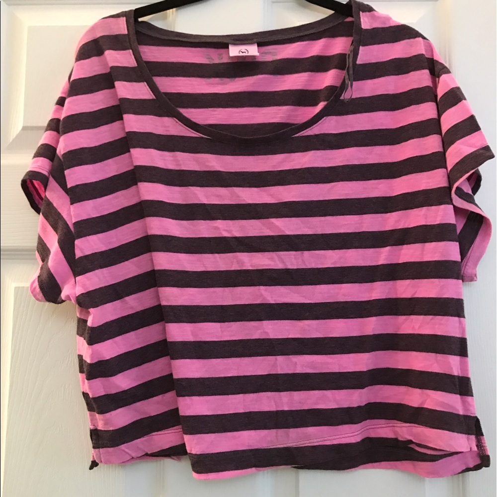 Pink xs off the shoulder top