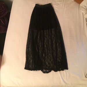 Black maxi skirt (NEVER WORN!)