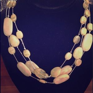 IN STOCK multi-strand natural stone necklace