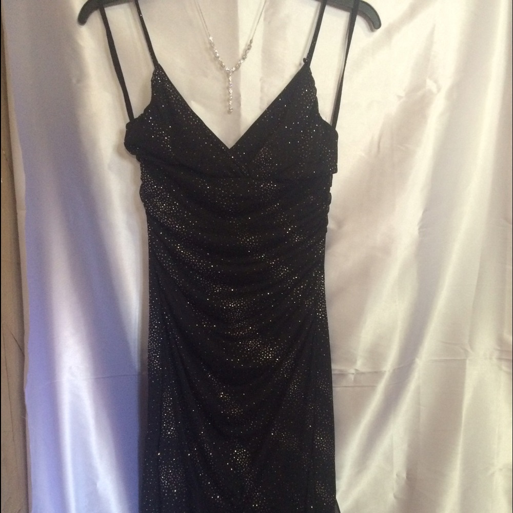 Black cocktail dress
